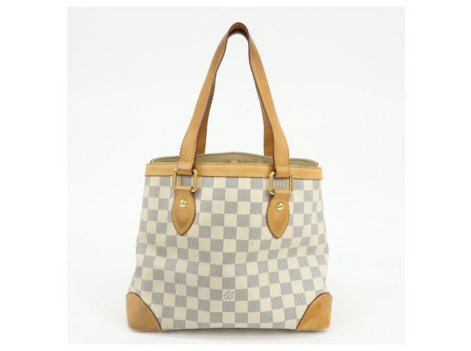 Borsa Louis Vuitton Damier Azur Hampstead PM Ivory N51207 - vista 2