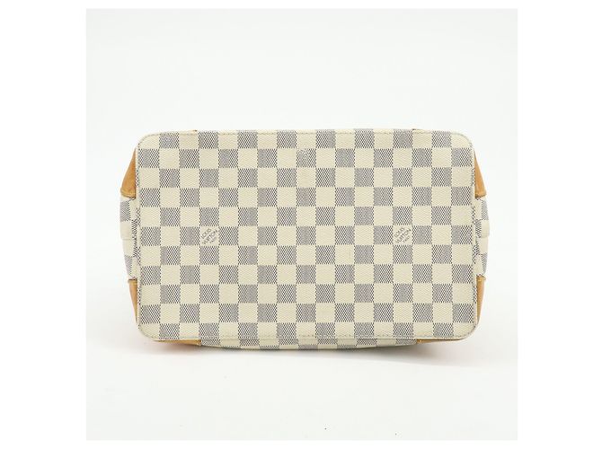 Borsa Louis Vuitton Damier Azur Hampstead PM Ivory N51207 - vista 5