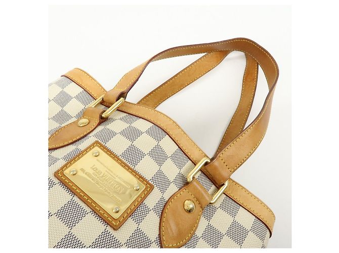 Borsa Louis Vuitton Damier Azur Hampstead PM Ivory N51207 - vista 6