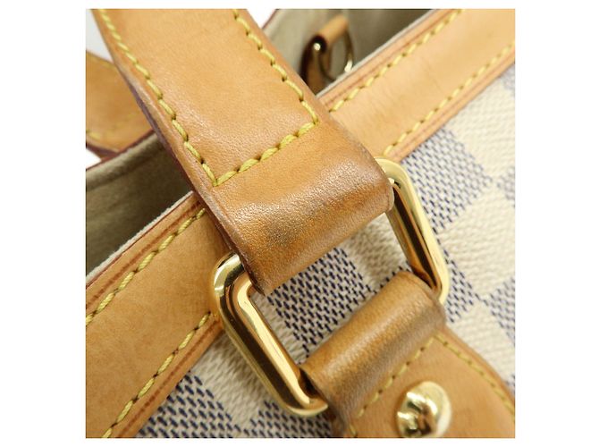 Borsa Louis Vuitton Damier Azur Hampstead PM Ivory N51207 - vista 8