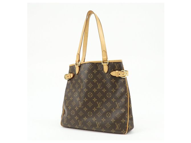 Borsa Tote Verticale Louis Vuitton Monogram Batignolles Brown M51153 - vista 3