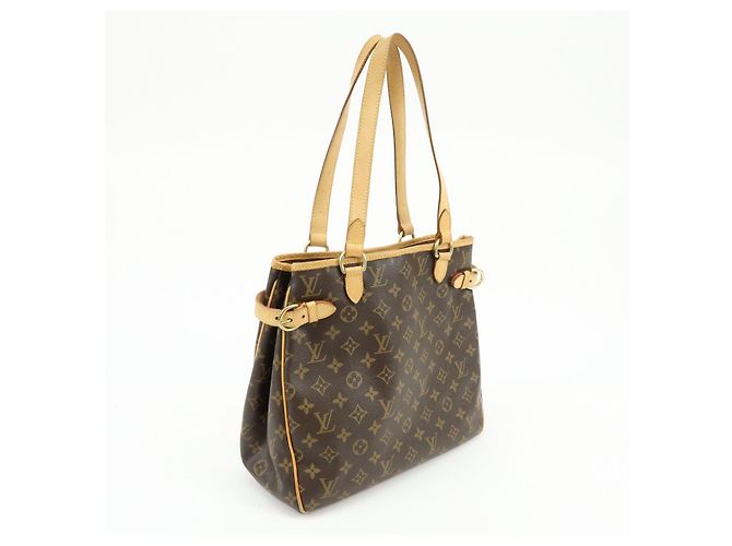 Borsa Tote Verticale Louis Vuitton Monogram Batignolles Brown M51153 - vista 4