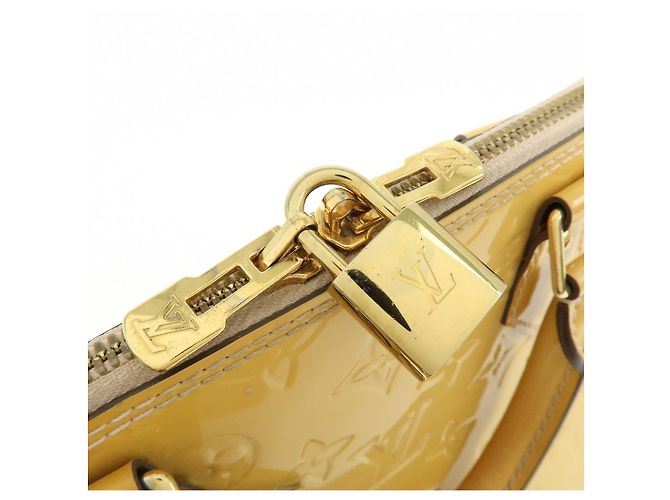 Borsa a mano Louis Vuitton Monogram Vernis Alma PM Rose Florentins M91614 - vista 15