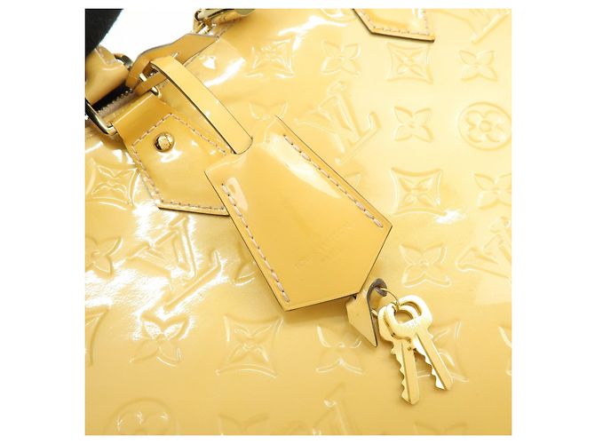 Borsa a mano Louis Vuitton Monogram Vernis Alma PM Rose Florentins M91614 - vista 16