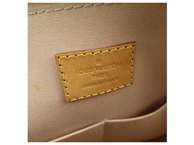 Borsa a mano Louis Vuitton Monogram Vernis Alma PM Rose Florentins M91614 - vista 23