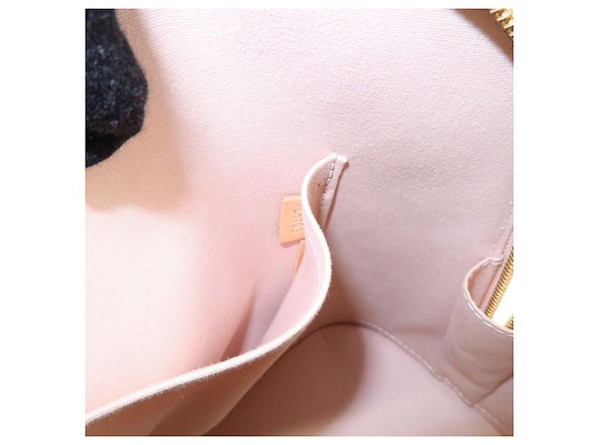 Borsa a mano Louis Vuitton Monogram Vernis Alma PM Rose Florentins M91614 - vista 24