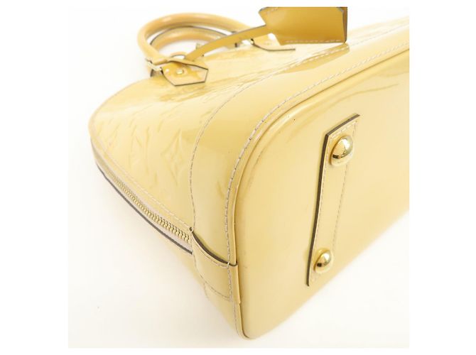 Borsa a mano Louis Vuitton Monogram Vernis Alma PM Rose Florentins M91614 - vista 9