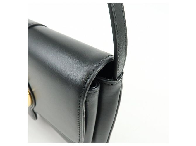 Borsa a spalla e tracolla GUCCI Double G Arli in pelle Nero 550129 - vista 11