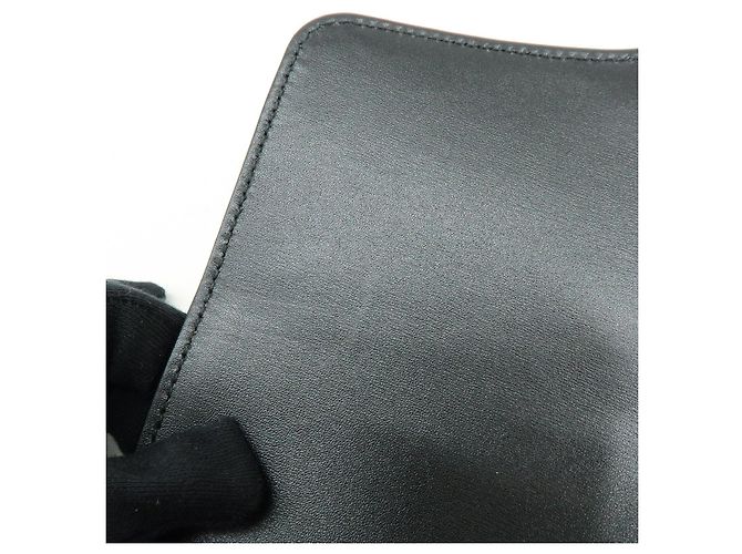 Borsa a spalla e tracolla GUCCI Double G Arli in pelle Nero 550129 - vista 14