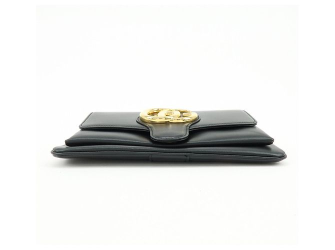Borsa a spalla e tracolla GUCCI Double G Arli in pelle Nero 550129 - vista 5