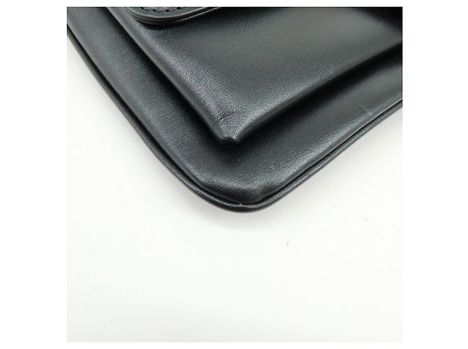 Borsa a spalla e tracolla GUCCI Double G Arli in pelle Nero 550129 - vista 7