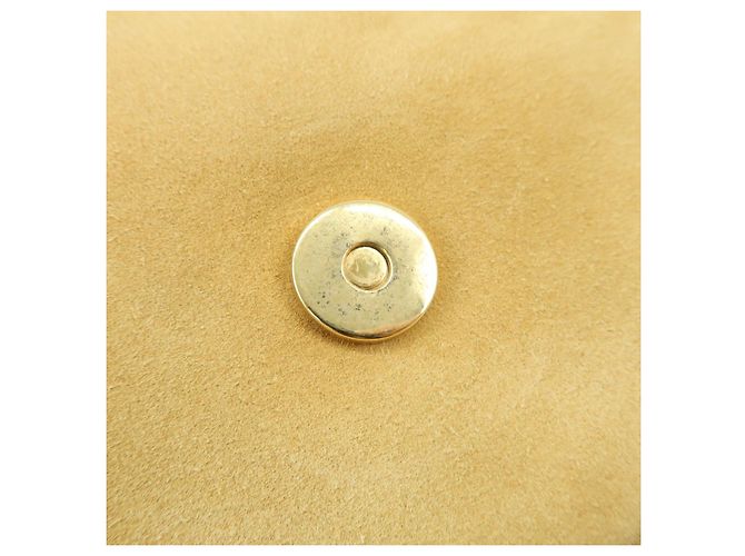 Borsa a tracolla GUCCI Arli Double G in pelle scamosciata Beige Brown - vista 18
