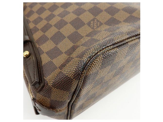 Borsa a tracolla Louis Vuitton Damier Cabas Rivington Canvas Brown N41108 - vista 11