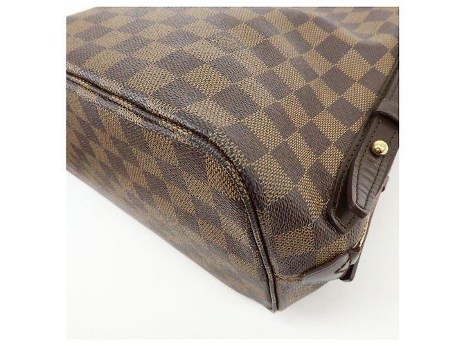 Borsa a tracolla Louis Vuitton Damier Cabas Rivington Canvas Brown N41108 - vista 12