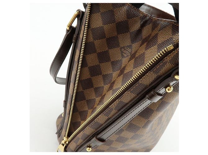 Borsa a tracolla Louis Vuitton Damier Cabas Rivington Canvas Brown N41108 - vista 15