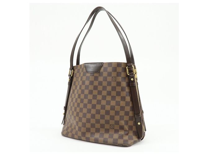 Borsa a tracolla Louis Vuitton Damier Cabas Rivington Canvas Brown N41108 - vista 3
