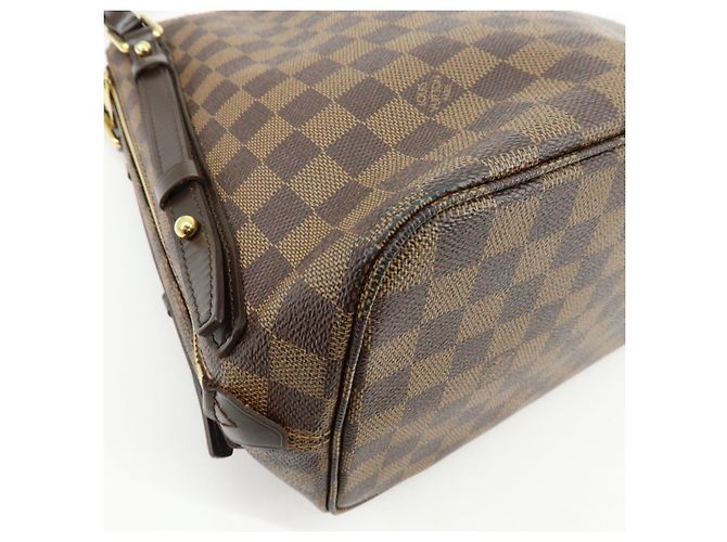 Borsa a tracolla Louis Vuitton Damier Cabas Rivington Canvas Brown N41108 - vista 9