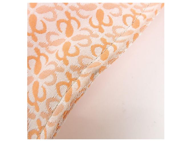 Borsa Tote e Borsa a Mano Loewe Repeat Anagram in Tela e Pelle Orange - vista 19