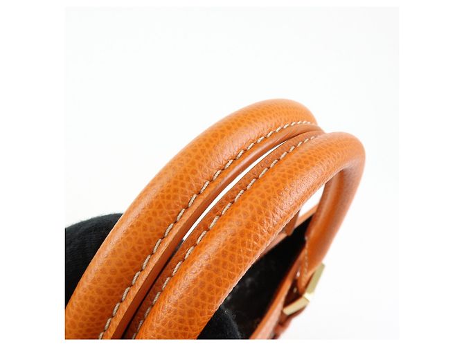 Borsa Tote e Borsa a Mano Loewe Repeat Anagram in Tela e Pelle Orange - vista 7