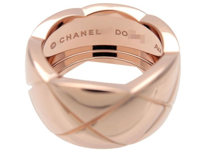 Anello CHANEL COCO Crush Large K18 750PG Rose Gold #51 US 5.5 EU51 J10818 - vista 4