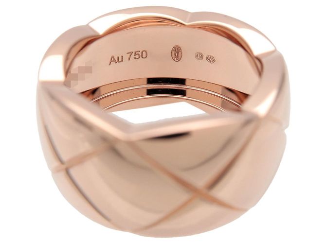 Anello CHANEL COCO Crush Large K18 750PG Rose Gold #51 US 5.5 EU51 J10818 - vista 5