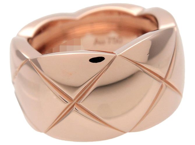 Anello CHANEL COCO Crush Large K18 750PG Rose Gold #51 US 5.5 EU51 J10818 - vista 6
