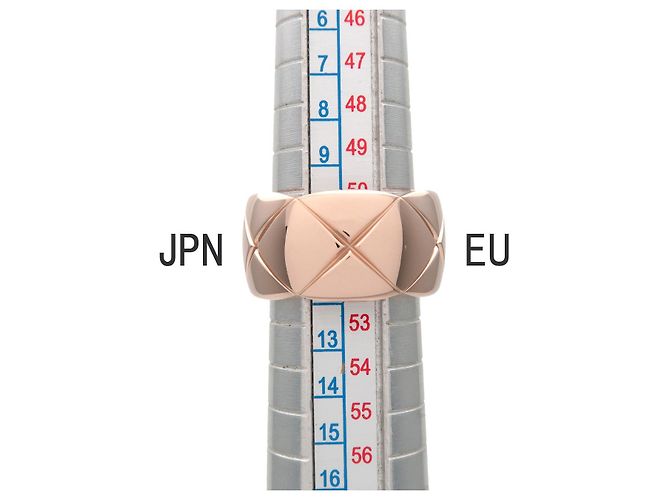 Anello CHANEL COCO Crush Large K18 750PG Rose Gold #51 US 5.5 EU51 J10818 - vista 7
