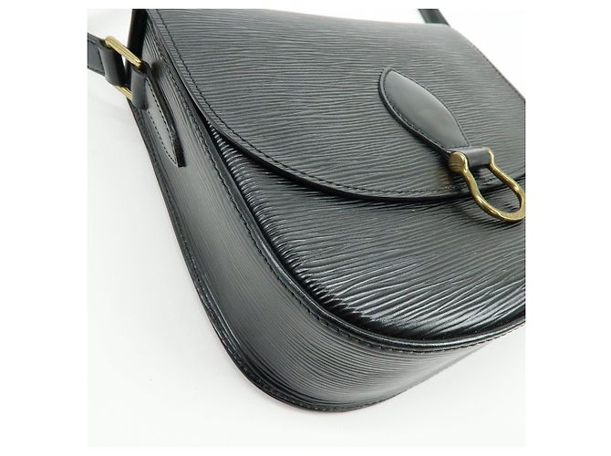 Saint-Cloud Borsa a tracolla Louis Vuitton Epi Saint Cloud Black Noir M52192 - vista 11
