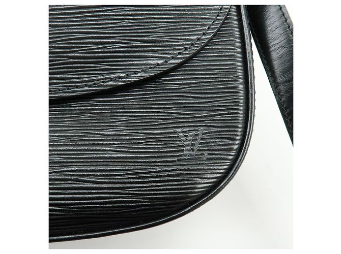 Saint-Cloud Borsa a tracolla Louis Vuitton Epi Saint Cloud Black Noir M52192 - vista 14