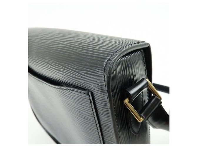 Saint-Cloud Borsa a tracolla Louis Vuitton Epi Saint Cloud Black Noir M52192 - vista 16