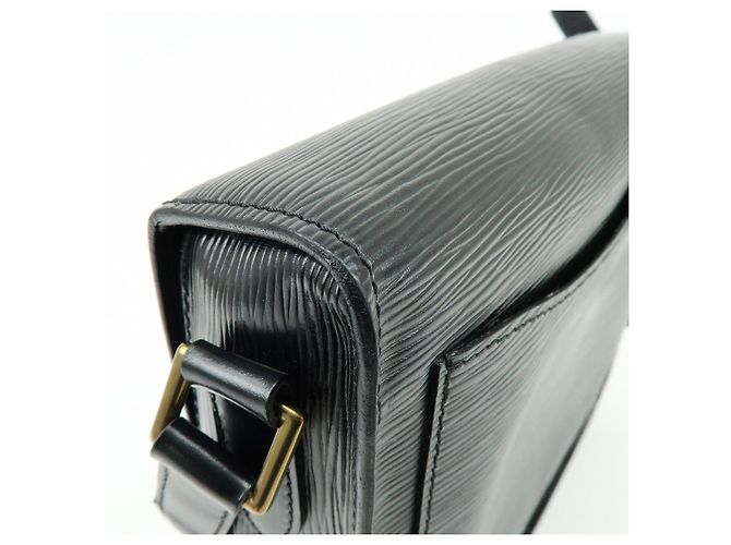 Saint-Cloud Borsa a tracolla Louis Vuitton Epi Saint Cloud Black Noir M52192 - vista 17