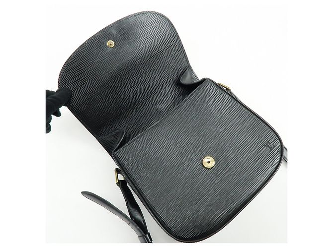 Saint-Cloud Borsa a tracolla Louis Vuitton Epi Saint Cloud Black Noir M52192 - vista 20