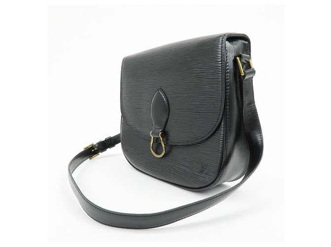 Saint-Cloud Borsa a tracolla Louis Vuitton Epi Saint Cloud Black Noir M52192 - vista 3