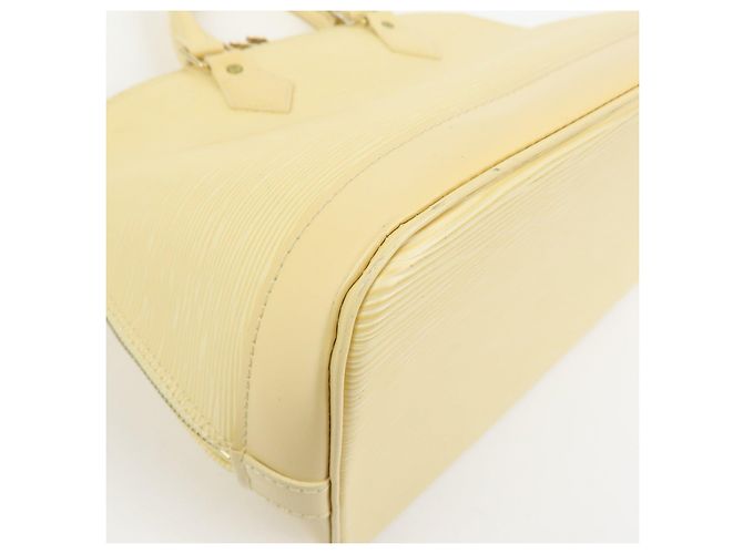Louis Vuitton Alma Epi Leather Hand Bag Vanilla M5214A - vista 11