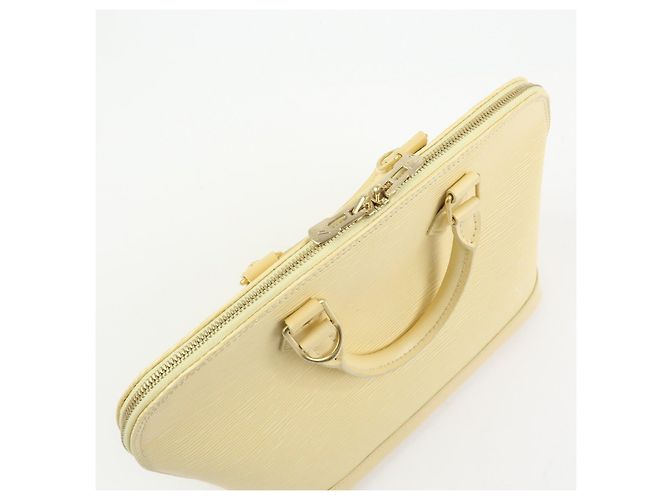 Louis Vuitton Alma Epi Leather Hand Bag Vanilla M5214A - vista 18