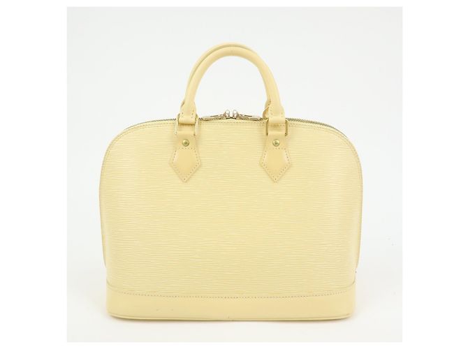 Louis Vuitton Alma Epi Leather Hand Bag Vanilla M5214A - vista 2