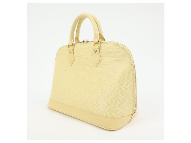 Louis Vuitton Alma Epi Leather Hand Bag Vanilla M5214A - vista 3