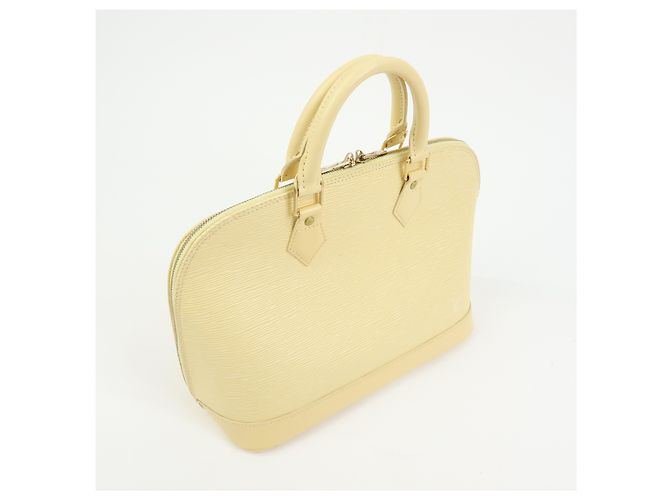 Louis Vuitton Alma Epi Leather Hand Bag Vanilla M5214A - vista 4