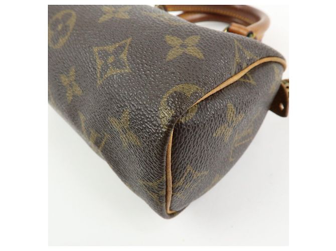 Louis Vuitton Monogram Canvas Mini Speedy Hand Bag & Strap M41534 - vista 13