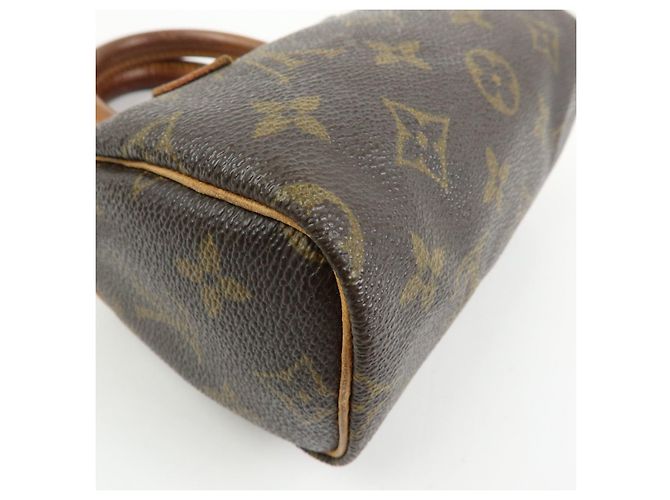 Louis Vuitton Monogram Canvas Mini Speedy Hand Bag & Strap M41534 - vista 14