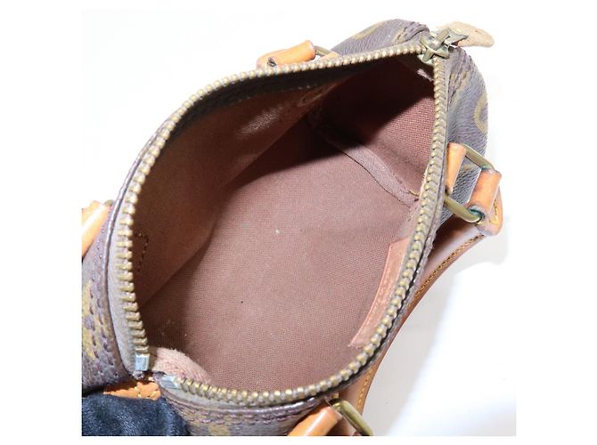 Louis Vuitton Monogram Canvas Mini Speedy Hand Bag & Strap M41534 - vista 21
