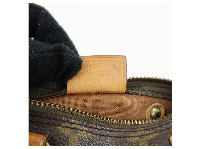 Louis Vuitton Monogram Canvas Mini Speedy Hand Bag & Strap M41534 - vista 24