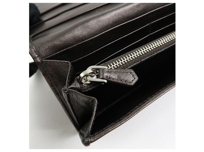 PRADA Logo Nappa Gaufre Leder Flap Bi-fold Long Wallet Bronze 1M1132 - Ansicht 17