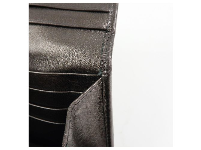 PRADA Logo Nappa Gaufre Leder Flap Bi-fold Long Wallet Bronze 1M1132 - Ansicht 18