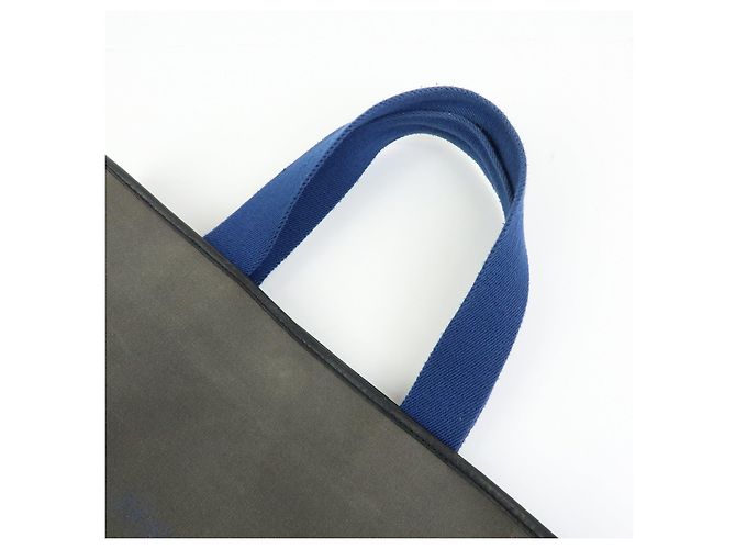 Borsa Tote LOEWE Logo Canvas in pelle, borsa a tracolla, borsa a mano Grigio Blu - vista 6