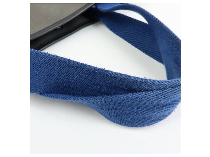 Borsa Tote LOEWE Logo Canvas in pelle, borsa a tracolla, borsa a mano Grigio Blu - vista 8
