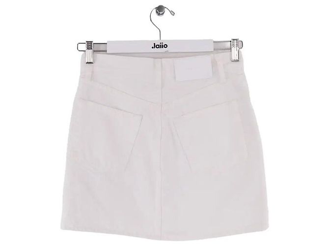 Autre Marque Minifalda de algodón blanca WARDROBE.NYC - vista 2