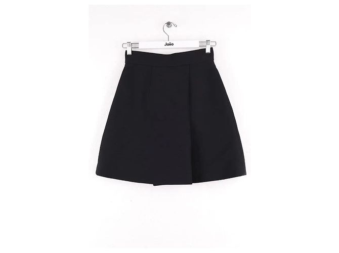 Falda Louis Vuitton negra de sintético - vista 2