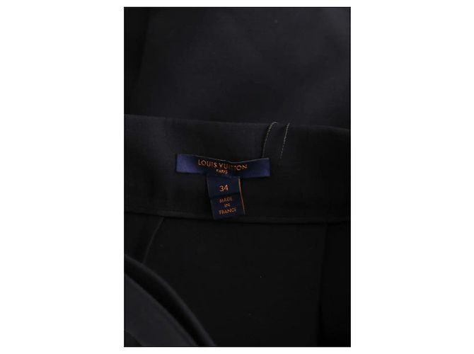 Falda Louis Vuitton negra de sintético - vista 4