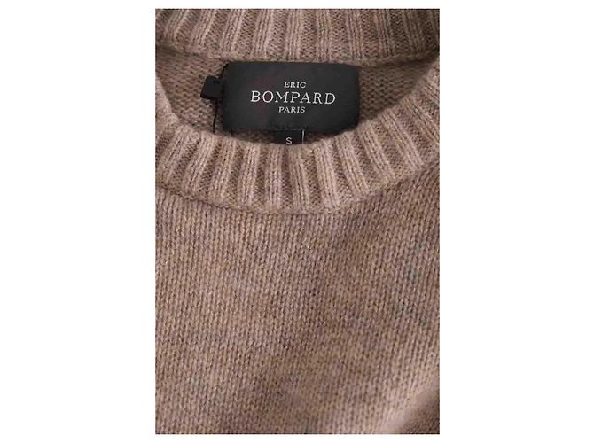 Pull Eric Bompard en cachemire beige - vue 4